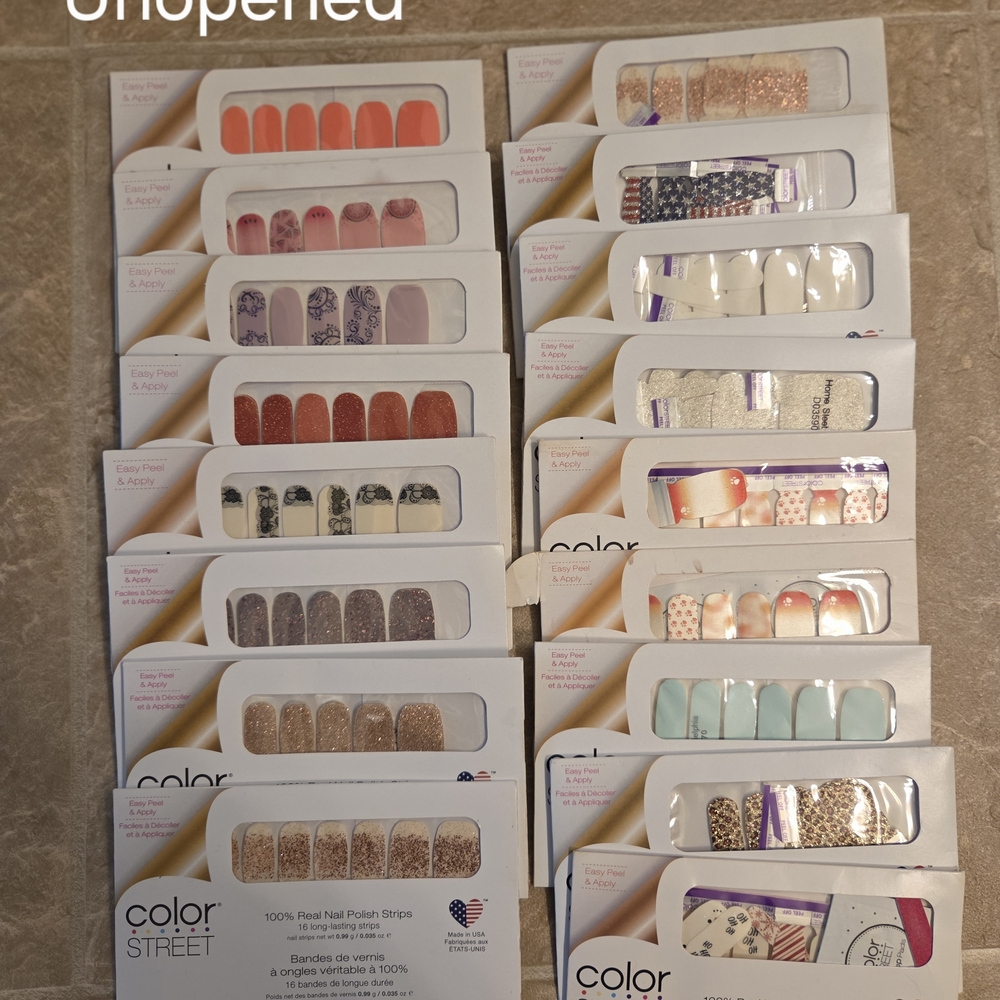 Color Street Vibrant Nail Polish Strips Collection